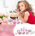 Kids Pretend Makeup Set 10pcs Girls Beauty Cosmetic Role Play Toy Kit Gift