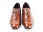 Unworn 1980s   Johnston And Murphy Aristocraft 8 5e Brown Wholecut Oxford Vtg