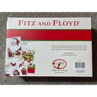 Fitz And Floyd Letters To Santa Sentiment Tray Plate Christmas Ceramic