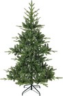 5 Ft Unlit Artificial Christmas Tree With 452 Hinged Branch Tips   Metal Stand