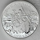 Canada 2014  15 The Voyageurs     Exploring Canada  Pure Silver Matte Proof Coin