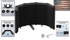 Microphone Isolation Shield - Foldable Sound Insulation For Clean Recordings