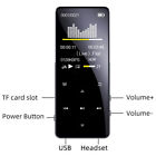 Support 128gb Bluetooth Mp4 mp3 Lossless Music Player Fm Radio Recorder Sport Us