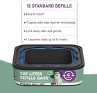 Jumbo Cat Litter Refill Bags Cartridge 28ft 12 Pack  Compatible With Litter C   