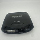 Sony Discman D-141 Black Mega Bass Auxiliary Portable Compact Cd Player Read