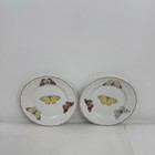 Rare Vintage B   C Limoges France Bernardaud   Co  Butterfly 6 5  Round
