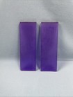 1- Pair Epoxy Knife Handle Blanks 375 X 2 X 5 875 Purple 