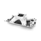 Chevy Sbc 350 Vortec Hirise Aluminum Intake Manifold  polished 