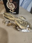 Vintage Treble Solid Brass Four Inch Music Clip