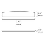 10x Bone Guitar Saddle Martin Guitar 2 90   74mm  Unbleached