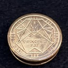 1920s Art Deco Antique Princess Pat Chicago Compact Brass Gold Handmade