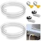 2 Pack Air Conditioner Drain Hose Portable Leakproof Ac Drain Hose 3 Ft Clear