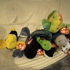 Under The Sea - Ty Beanie Babies Mixed Lot Small Plush Stuffed Animals 