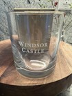 Windsor Castle Whiskey Glass Gold Rim W original Authentic Box 