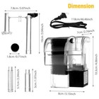 Aquarium Waterfall Filter Pump Fish Tank Hang External Oxygen Pump Water Filter