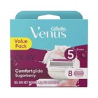 Gillette Venus Comfortglide   Olay Sugarberry Razor Refill Blades 8-count Pack