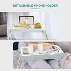 Adjustable Bamboo Laptop Folding Lap Desk Notebook Bed Tray Table Portable Stand