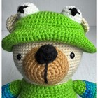 Amigurumi Handmade Crochet Bear Stuffed Animal 11 5   