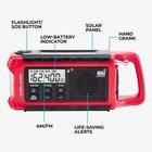 Midland Er210 Emergency Crank Weather Radio Noaa Solar Usb Power Bank Flashlight