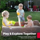 Step2 Naturally Playful Sandbox Ii  Kids Sand Activity Sensory Play Pit  Summer