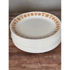 Set Of 24 Vintage Corelle Livingware Butterfly Gold 10 1 4  Dinner Plates Dishes