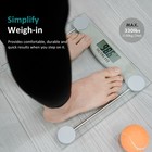 Digital Bathroom Body Weight Scale 330lb Tempered Glass Lcd Step-on Green Home