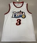 New Philadelphia Phila Allen Iverson Mens Xl Red Basketball Jersey Sewn