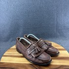 Gh Bass Weejuns Kiltie Tassel Loafers Mens Brown Handcraft Brazil Leather Sz 11