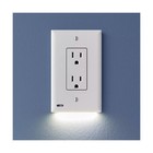 Snappower Guidelight 2 Plus  -gang Led Wall Plate  White O1glcwh-sp20 Snappower