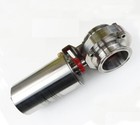 2  Triclamp Sanitary Butterfly Valve Sus 304 Pneumatic Actuator Tri Clamp Valve