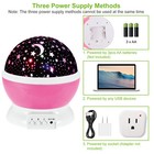 Led Star Sky Projector Light Night Lamp Kids Rotating Starry Christmas Xmas Gift