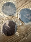 Chinese Handmade Bronze Carved Round Collectibles Set Of 3