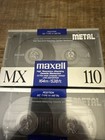 Lot Of 2 Maxell Mx 110 Sealed Audio Tape  Metal Iec Type Iv  110 Minutes