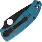 Spyderco Tenacious R i l  Titanium Blue Folding Knife - Oxide Coated