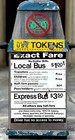 Decal Set For Vintage New York City Transit Authority  nycta  Bus Fare Token Box