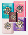 Passport Holder Cover And Card Case Slot Combo Rfid Blocking Leather Travel Pass