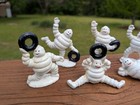 Set Of 6 Small Michelin Men Bibendum Figurines Tire Dealer Garage Advertising