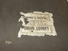 Vintage 1885 Claibourne Township  Union County  Ohio Property Tax Receipt Book 