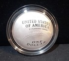 2014 P National Baseball Hall Of Fame Proof Curved Coin Silver Dollar Box   Coa