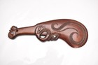Vintage Maori Dance Paddle War Club Hand Carved Wooden New Zealand Tribal Art 