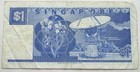 Singapore One Dollar Bill-  1 Note - World Banknote - Free Shipping