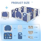 Panel Playpen 14 Foldable Portable Indoor Outdoor Activity Center Baby Happymaty