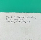 Wwii Apo 254 Cover 4th Armored Division January 1945 France