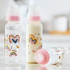 Parent s Choice Standard Neck Bottle  9 Fl Oz  3 Pk Multicolor Newborn 0  Months
