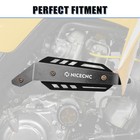 Nicecnc Mid Pipe Heat Shield Guard For Yamaha Raptor 700 Yfm700 2015-2026 Black