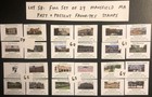 Mansfield Ma 250th Anniversary Commemorative Local Post Stamps  17- 20   lot 63 