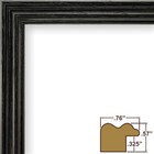 Craig Frames 200ashbk 4 By 10-inch Picture Frame  Wood Grain Finish  0 75-inch W