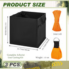 3 Pcs Arborist Throw Line Kit And Cube Bundle 64l Folding Arborist Throw Line S