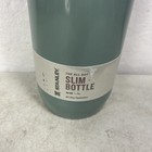 New Stanley All-day 34 Oz Slim Bottle     Shale     Insulated     Stainless Steel