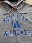 Nike Kentucky Wildcats Pullover Hoodie Gray Blue Mens Large Excellent Condition